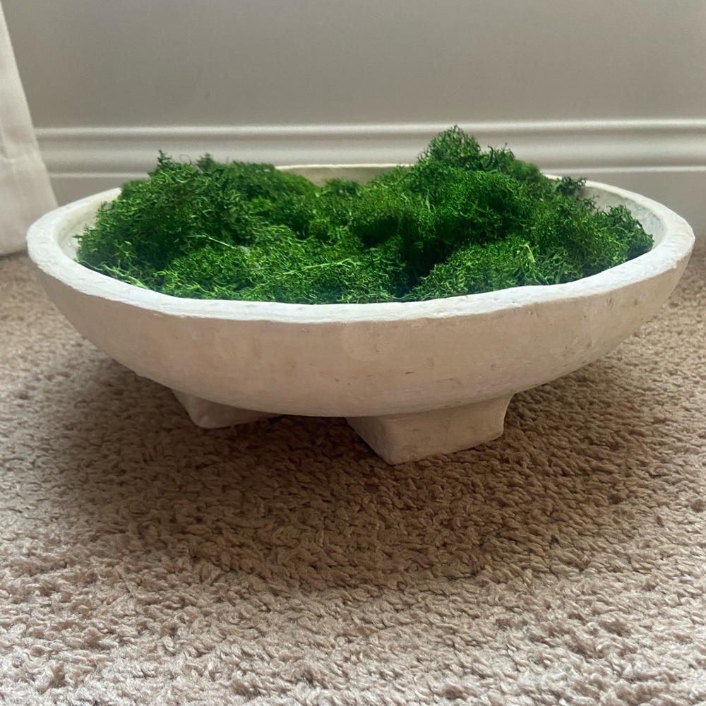 12" x 3" Decorative Terracotta Cross Base Bowl - Threshold Studio McGee